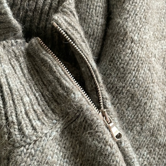 3.1 Phillip Lim alpaca wool blend zipped turtleneck oversized sweater, size XS - Picture 9 of 11